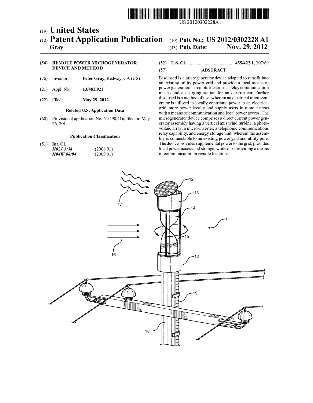 Remote Power Microgenerator Device and Method - diagram, schematic, and image 01