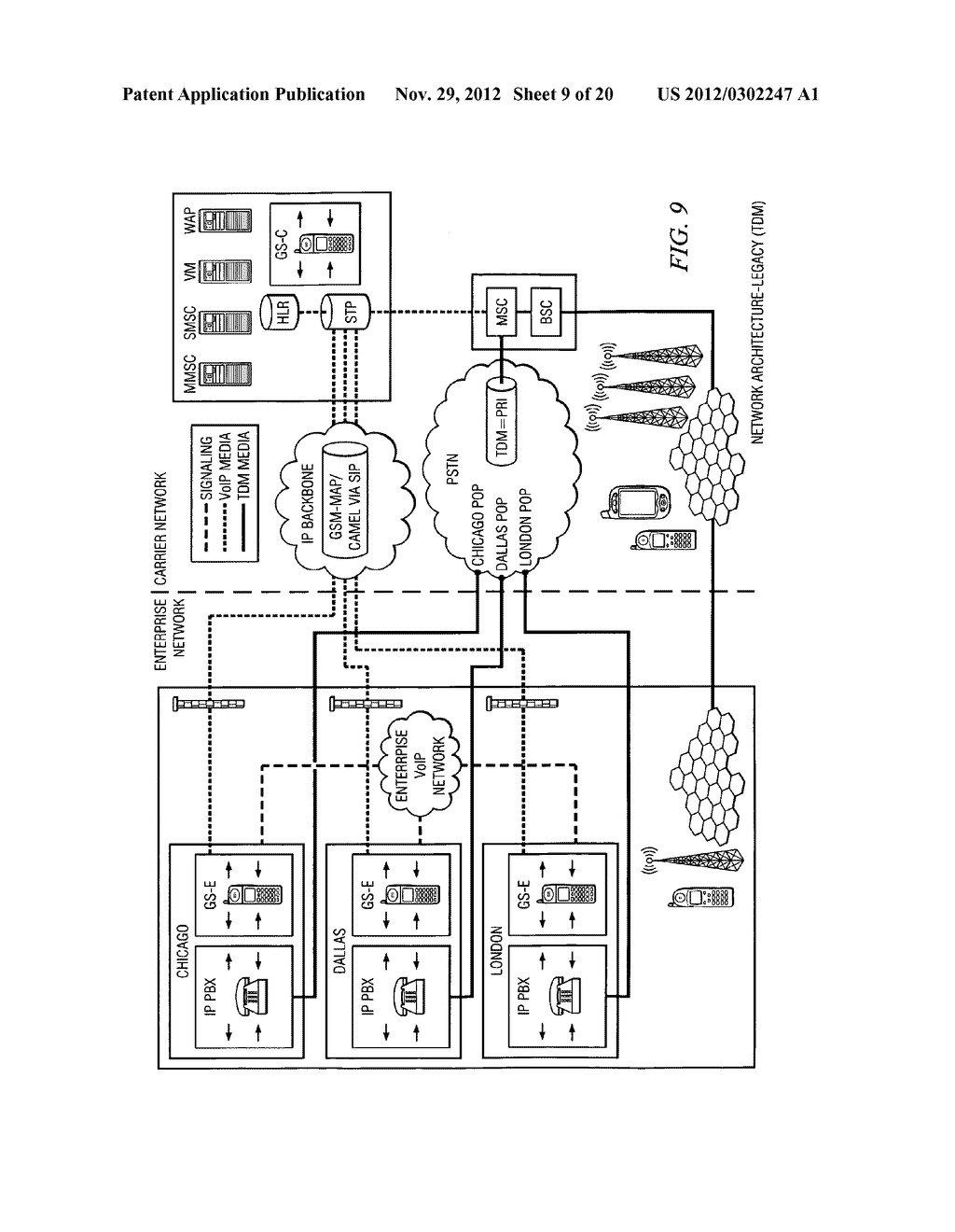 SYSTEM AND METHOD FOR SPEEDING CALL ORIGINATIONS TO A VARIETY OF DEVICES     USING INTELLIGENT PREDICTIVE TECHNIQUES FOR HALF-CALL ROUTING - diagram, schematic, and image 10