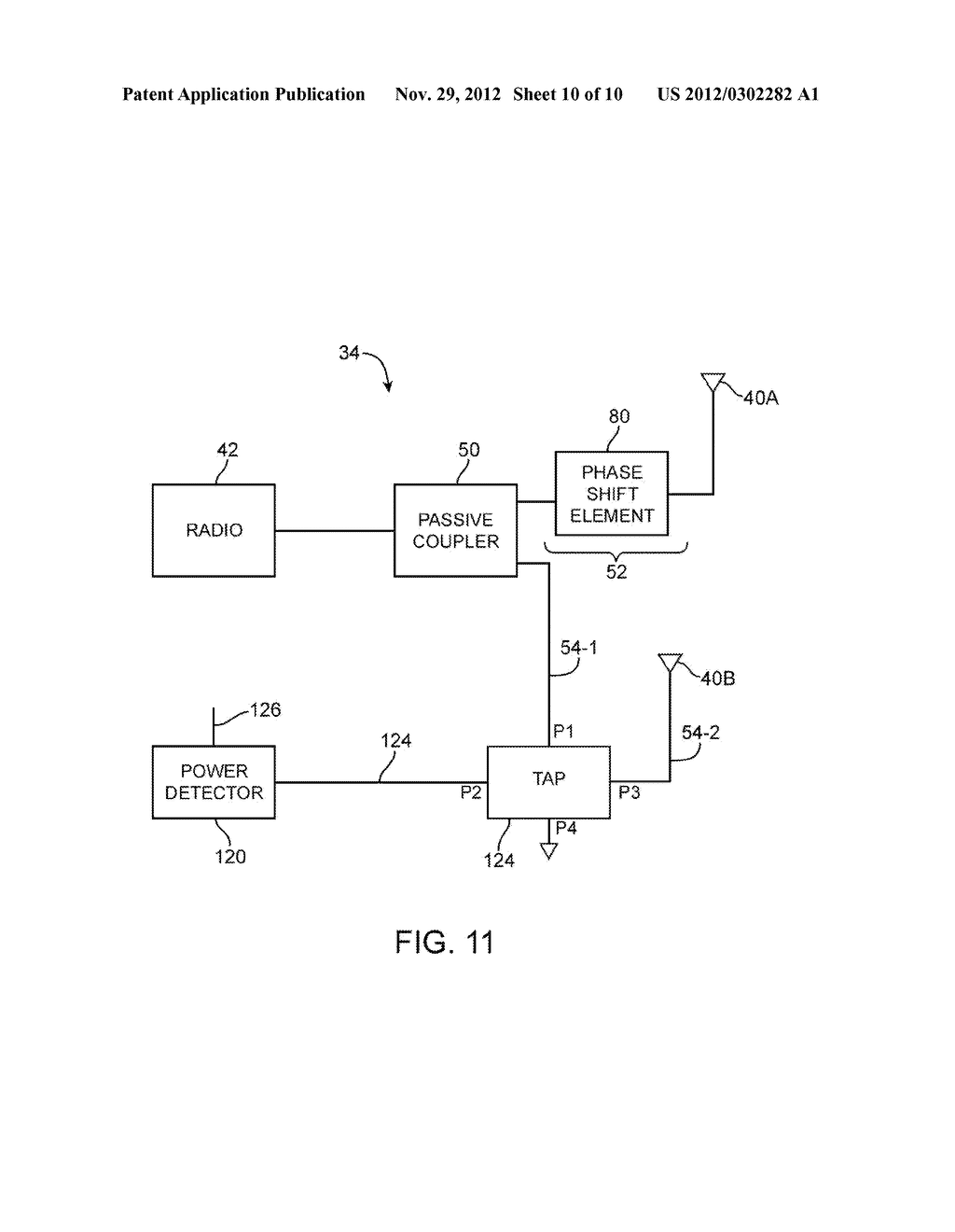 ELECTRONIC DEVICE WITH PASSIVELY COMBINED ANTENNAS - diagram, schematic, and image 11