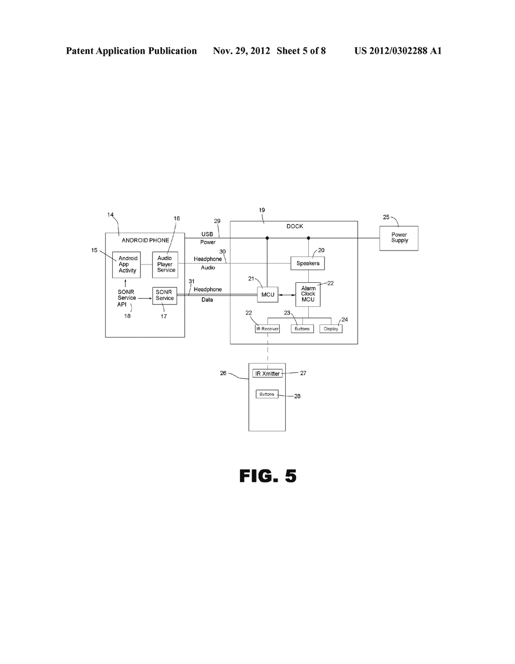 Cellular Telephone Docking Interface - diagram, schematic, and image 06