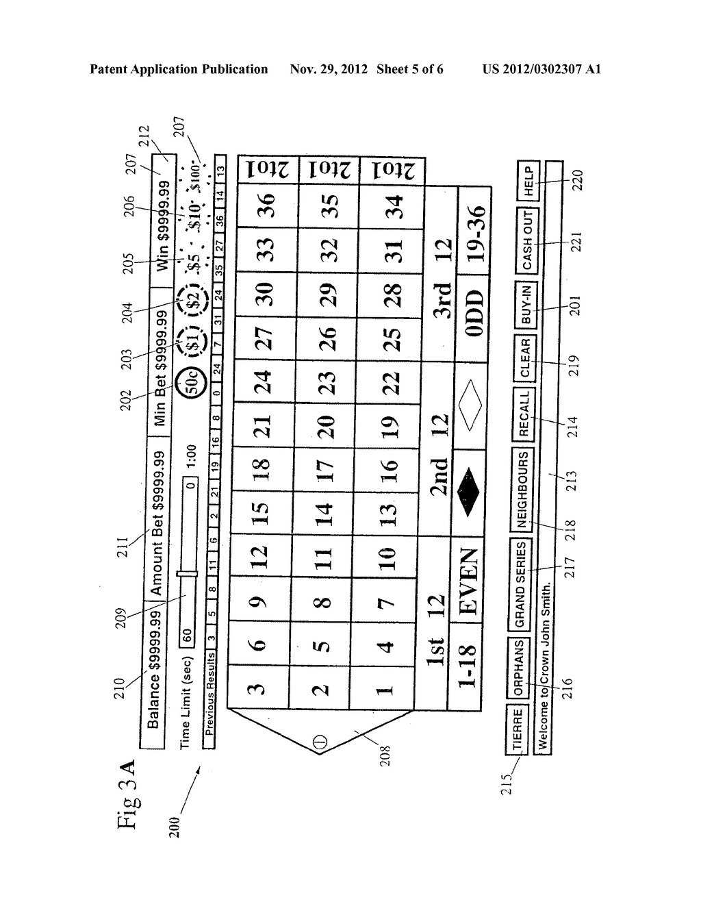 NOVEL SIDE BET GAME WITH ROULETTE PLAY - diagram, schematic, and image 06