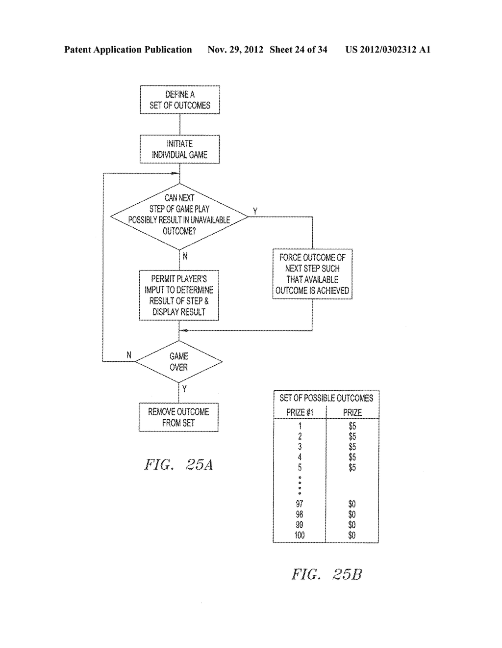 METHODS AND APPARATUS FOR ENHANCED INTERACTIVE GAME PLAY IN LOTTERY AND     GAMING ENVIRONMENTS - diagram, schematic, and image 25