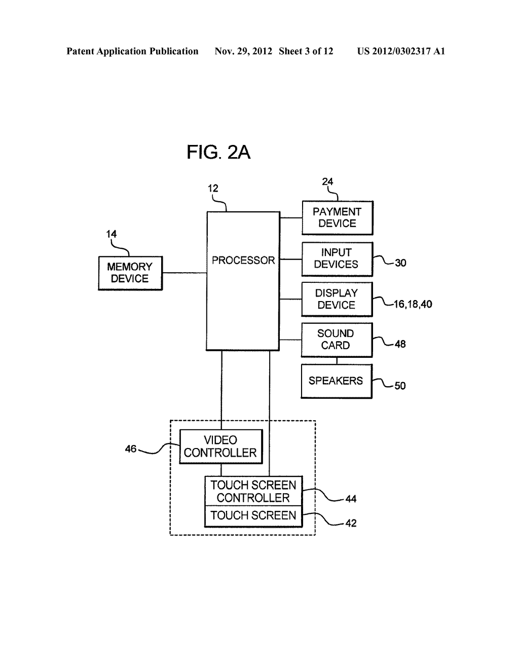 GAMING DEVICE AND METHOD FOR PROVIDING PLAYER SELECTION OF MODIFIERS TO     GAME COMPONENTS - diagram, schematic, and image 04