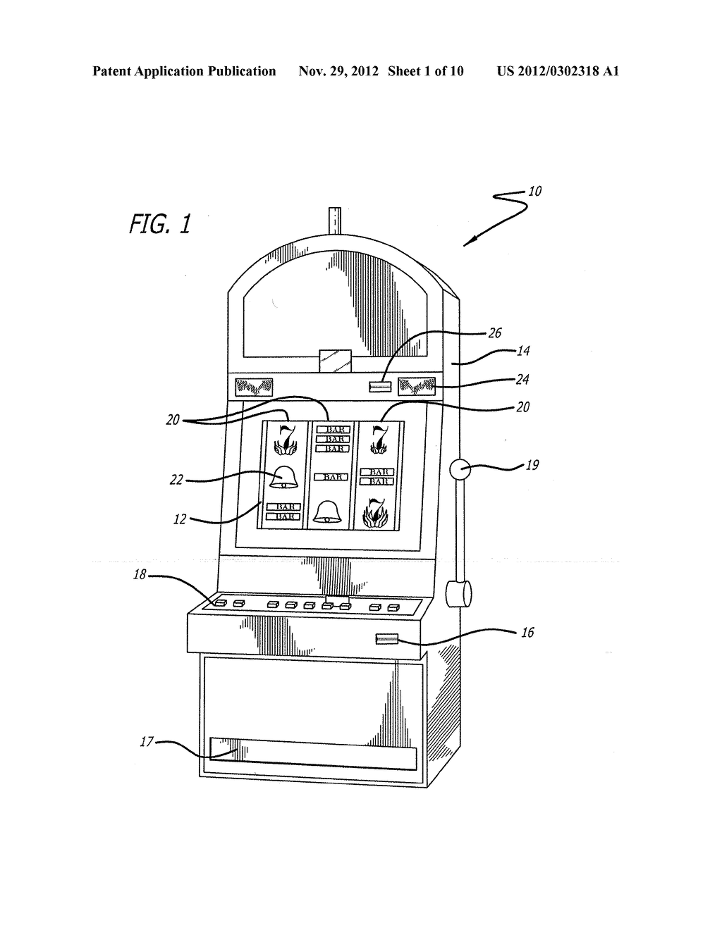 GAMING SYSTEM HAVING GAMING MACHINES WITH PROJECTED OR POLARIZED IMAGE     REEL SYMBOLS - diagram, schematic, and image 02