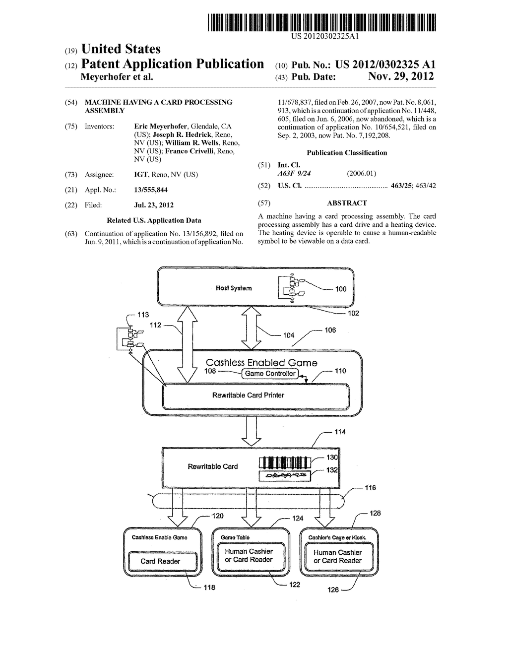 MACHINE HAVING A CARD PROCESSING ASSEMBLY - diagram, schematic, and image 01