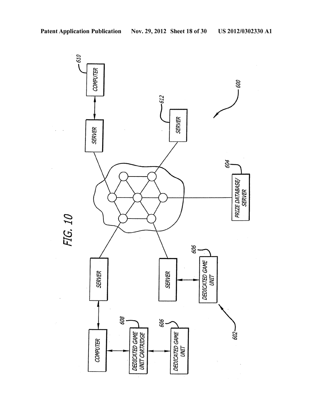 PROGRESSIVE CONTROLLER AND TCP/IP IN A GAMING SYSTEM - diagram, schematic, and image 19