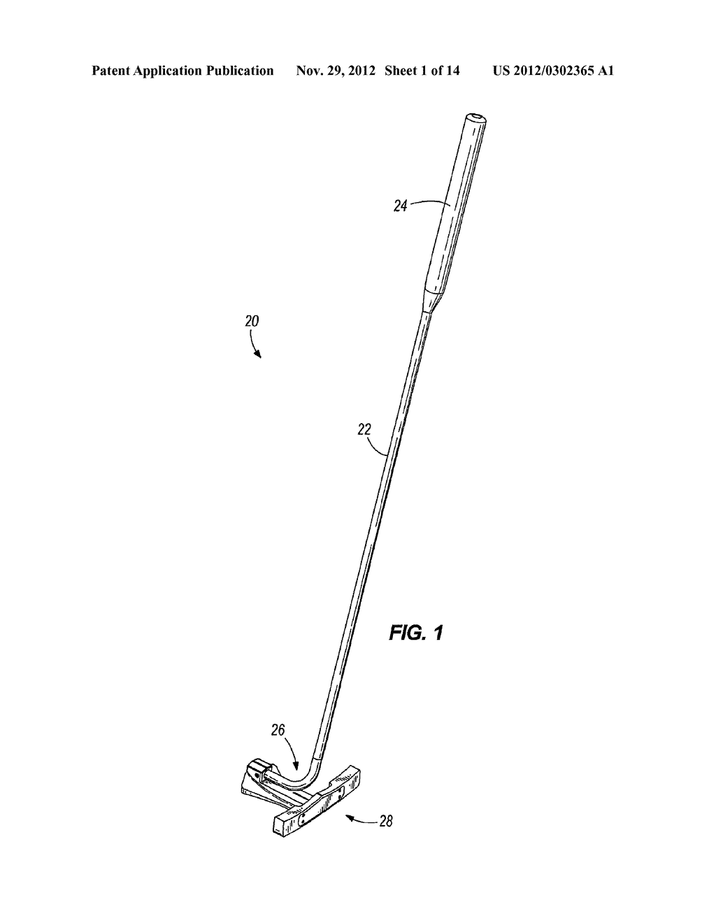 ADJUSTABLE GOLF IMPLEMENT - diagram, schematic, and image 02