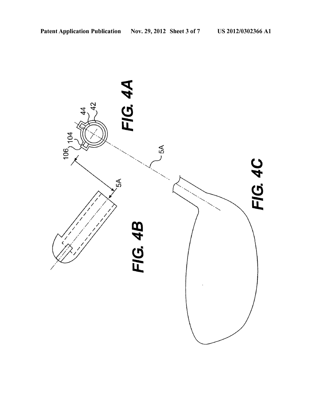 GOLF CLUB WITH ADJUSTABLE HOSEL ANGLE - diagram, schematic, and image 04