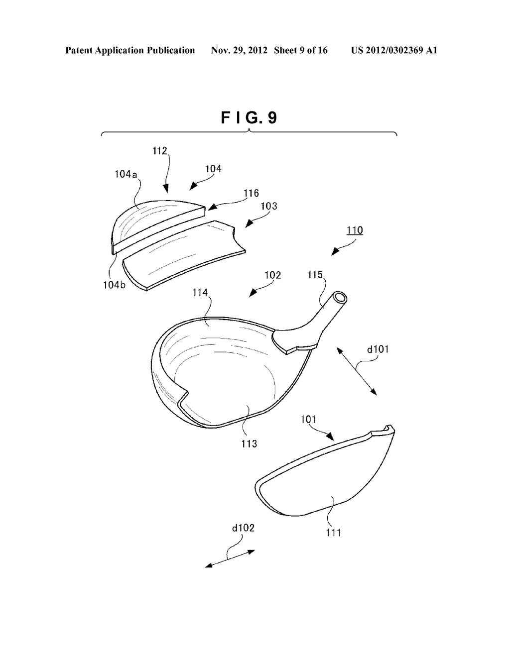 GOLF CLUB HEAD - diagram, schematic, and image 10