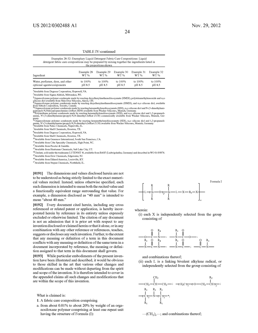 FABRIC CARE COMPOSITIONS COMPRISING ORGANOSILOXANE POLYMERS - diagram, schematic, and image 28