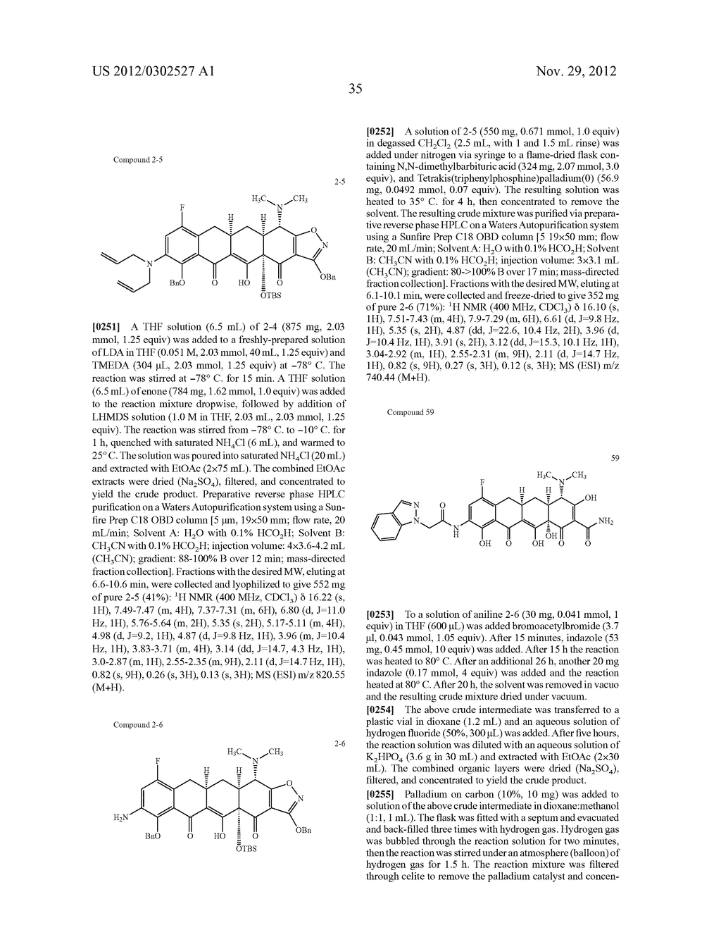 C7-Fluoro Substituted Tetracycline Compounds - diagram, schematic, and image 36