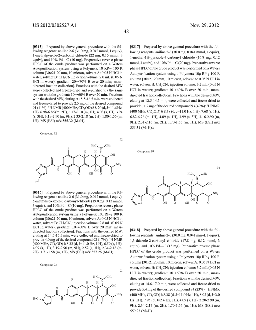 C7-Fluoro Substituted Tetracycline Compounds - diagram, schematic, and image 49