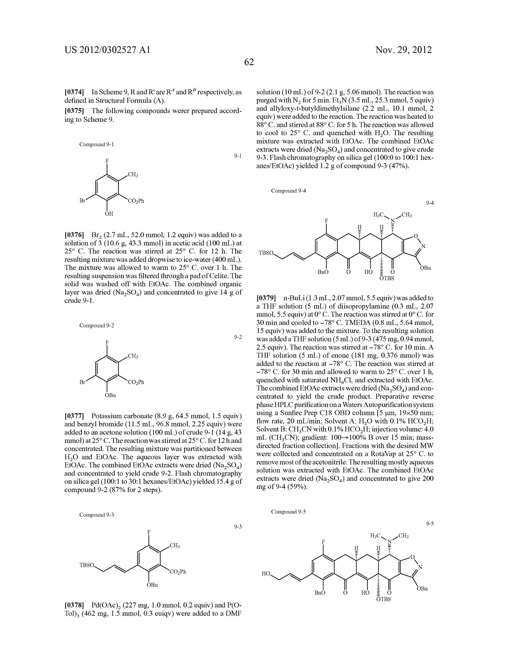 C7-Fluoro Substituted Tetracycline Compounds - diagram, schematic, and image 63