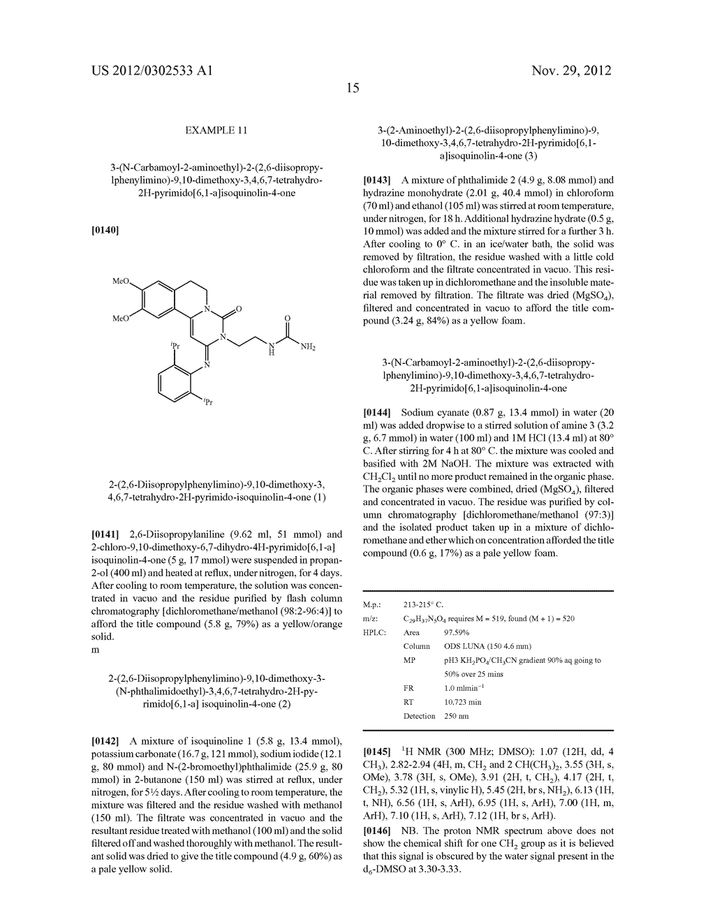 DERIVATIVES OF PYRIMIDO [6,1-A] ISOQUINOLIN-4-ONE - diagram, schematic, and image 21