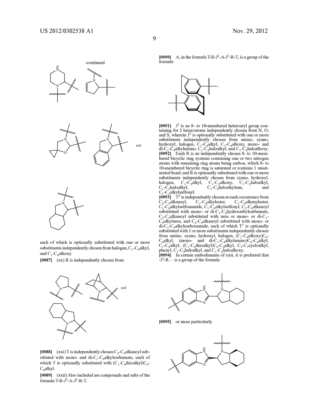 SUBSITUTED ALIPHANES, CYCLOPHANES, HETERAPHANES, HETEROPHANES,     HETERO-HETERAPHANES AND METALLOCENES USEFUL FOR TREATING HCV INFECTIONS - diagram, schematic, and image 10