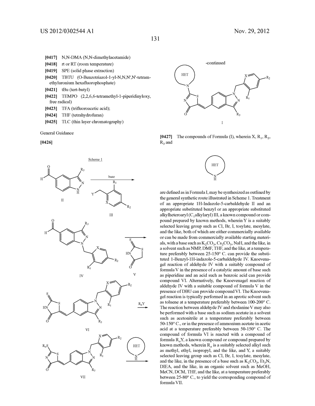 SUBSTITUTED AMINOTHIAZOLONE INDAZOLES AS ESTROGEN RELATED RECEPTOR-ALPHA     MODULATORS - diagram, schematic, and image 132