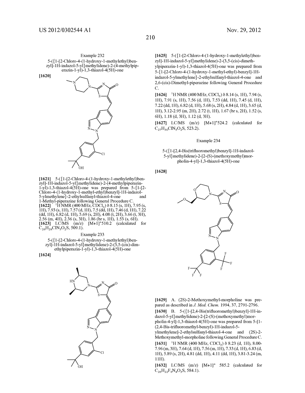 SUBSTITUTED AMINOTHIAZOLONE INDAZOLES AS ESTROGEN RELATED RECEPTOR-ALPHA     MODULATORS - diagram, schematic, and image 211