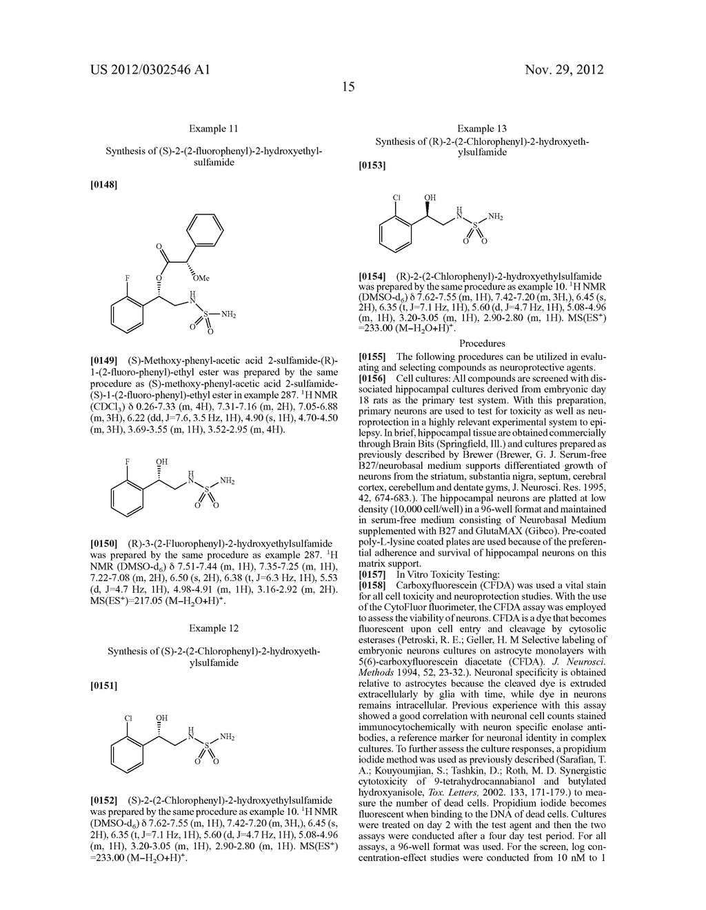 NOVEL SULFAMIDES EXHIBITING NEUROPROTECTIVE ACTION AND METHODS FOR USE     THEREOF - diagram, schematic, and image 21