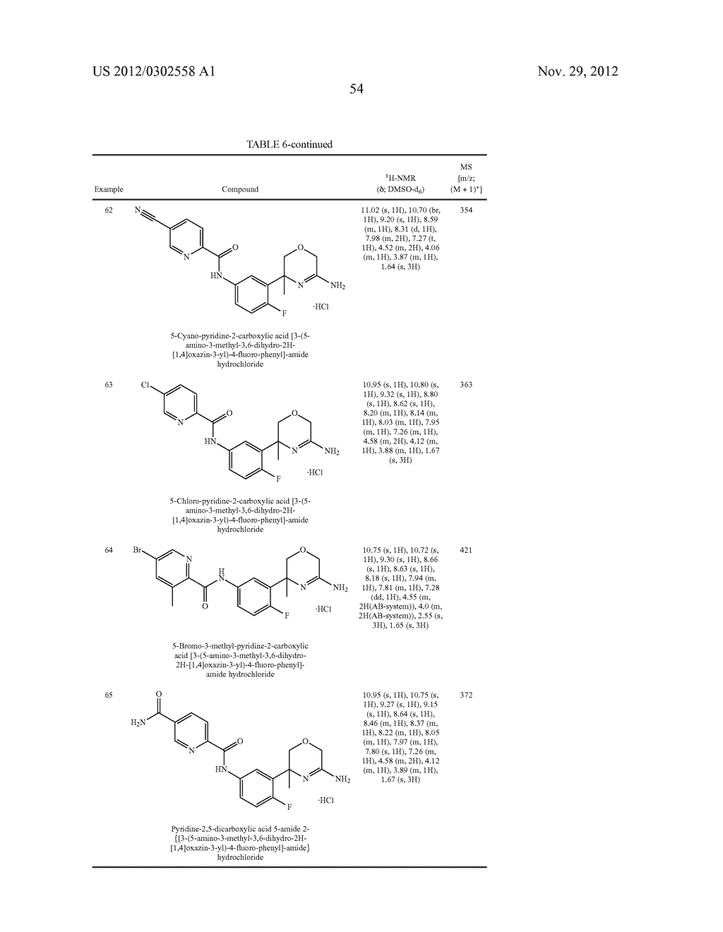 OXAZINE DERIVATIVES AND THEIR USE IN THE TREATMENT OF NEUROLOGICAL     DISORDERS - diagram, schematic, and image 57