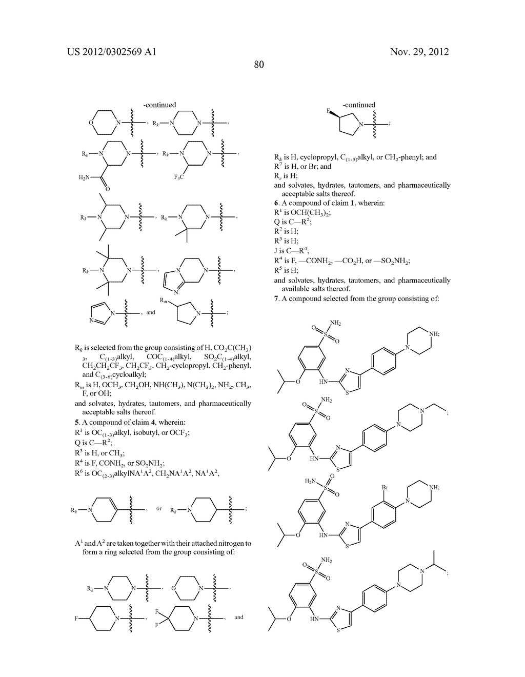 PHENYL-THIAZOLYL INHIBITORS OF PRO-MATRIX METALLOPROTEINASE ACTIVATION - diagram, schematic, and image 84