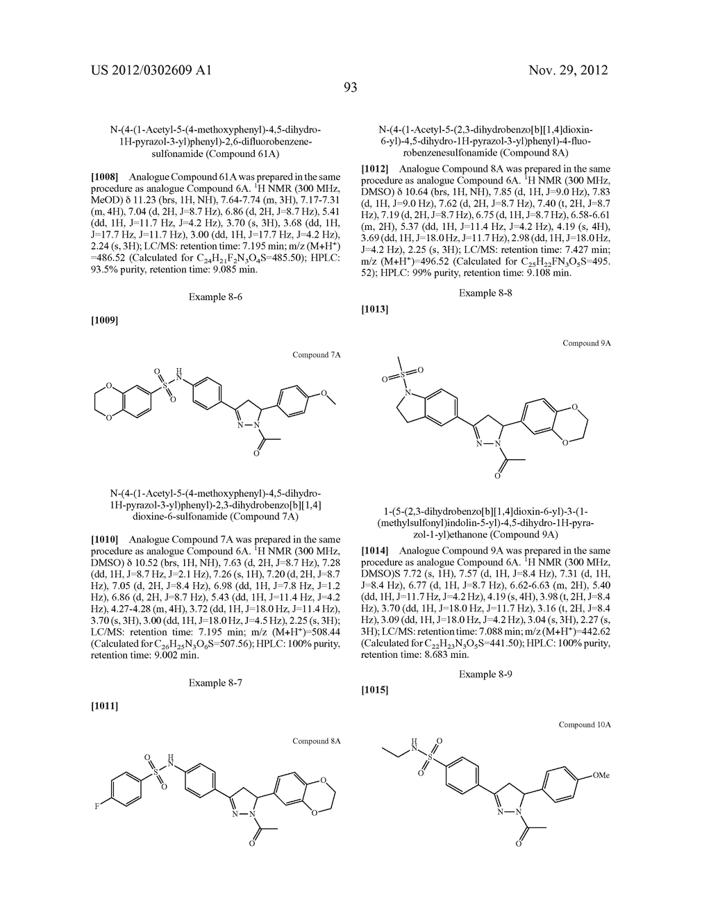 Pyrazolines for the Modulation of PKM2 - diagram, schematic, and image 111