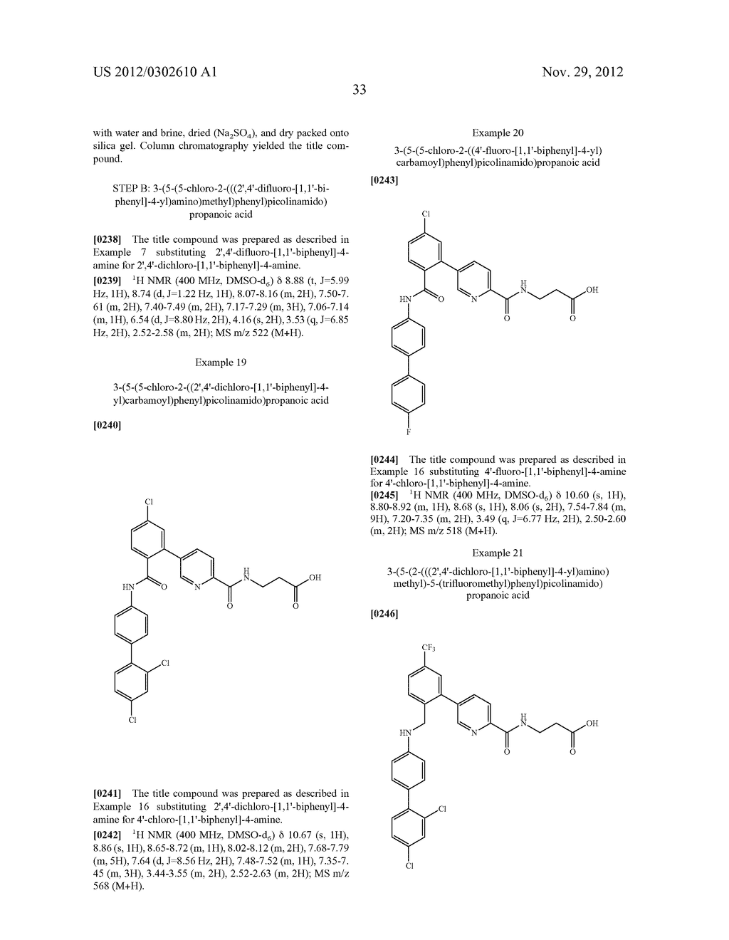 PICOLINAMIDO-PROPANOIC ACID DERIVATIVES USEFUL AS GLUCAGON RECEPTOR     ANTAGONISTS - diagram, schematic, and image 34