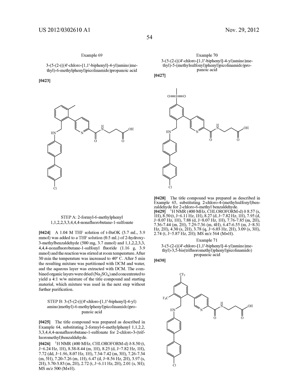 PICOLINAMIDO-PROPANOIC ACID DERIVATIVES USEFUL AS GLUCAGON RECEPTOR     ANTAGONISTS - diagram, schematic, and image 55