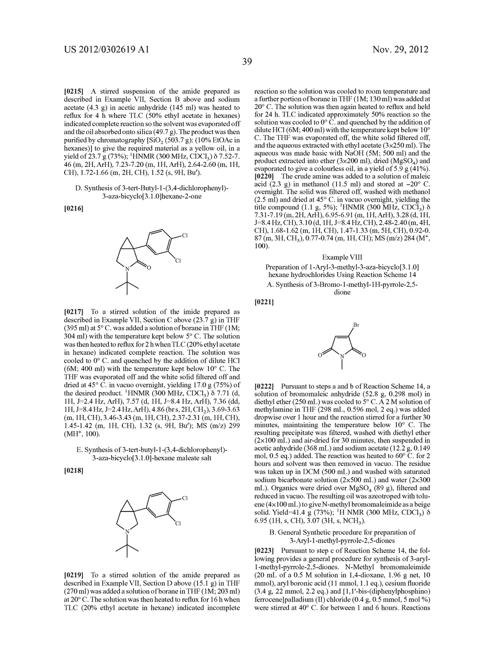 Novel 1-aryl-3-Azabicyclo[3.1.0]Hexanes: Preparation And Use To Treat     Neuropsychiatric Disorders - diagram, schematic, and image 40