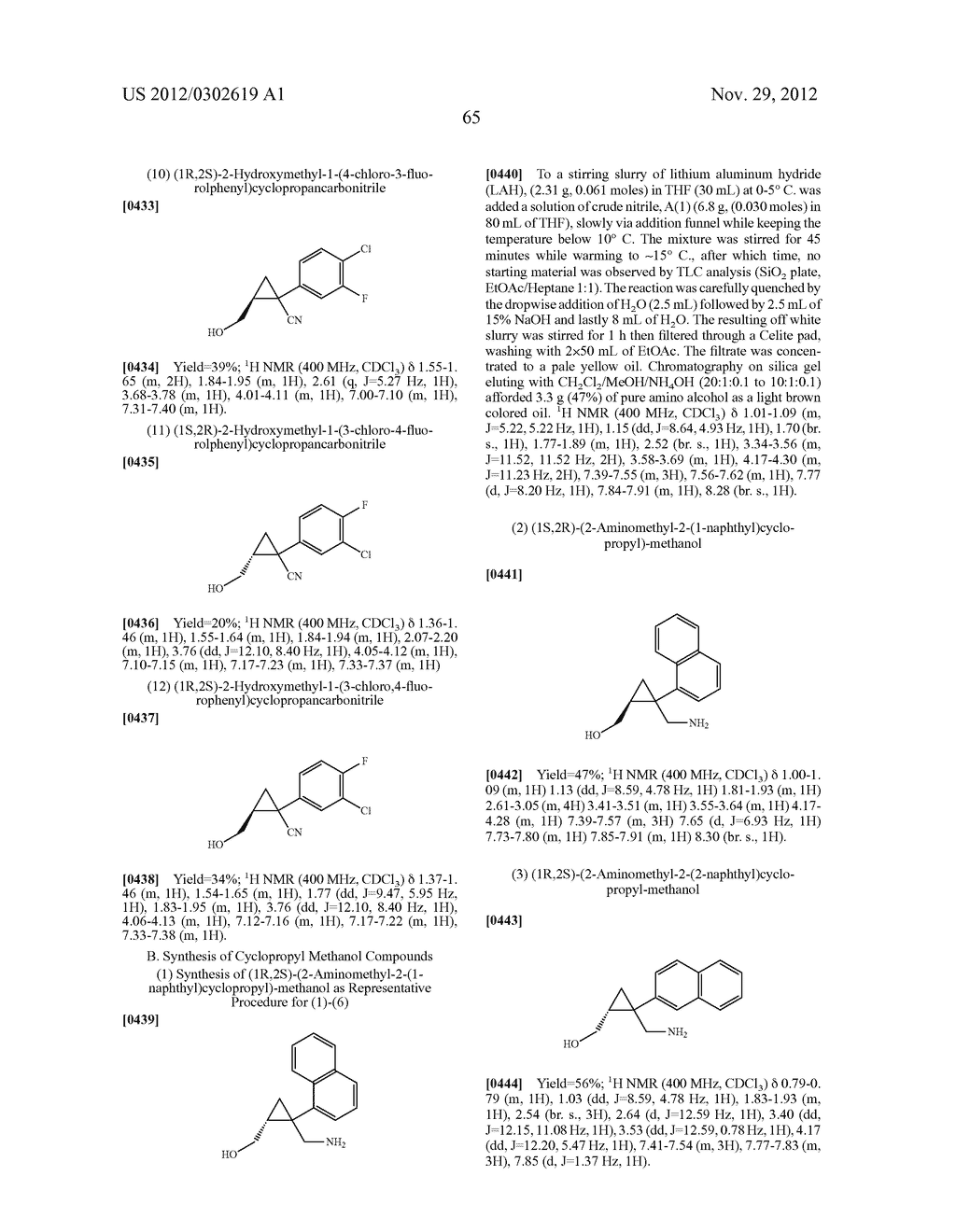 Novel 1-aryl-3-Azabicyclo[3.1.0]Hexanes: Preparation And Use To Treat     Neuropsychiatric Disorders - diagram, schematic, and image 66