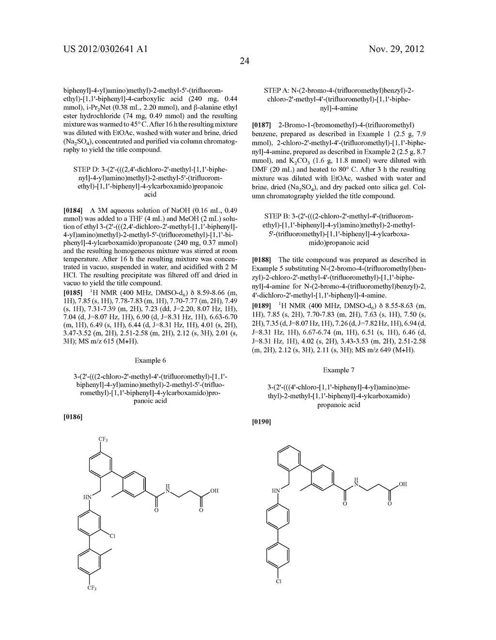 BIPHENYL DERIVATIVES USEFUL AS GLUCAGON RECEPTOR ANTAGONISTS - diagram, schematic, and image 25