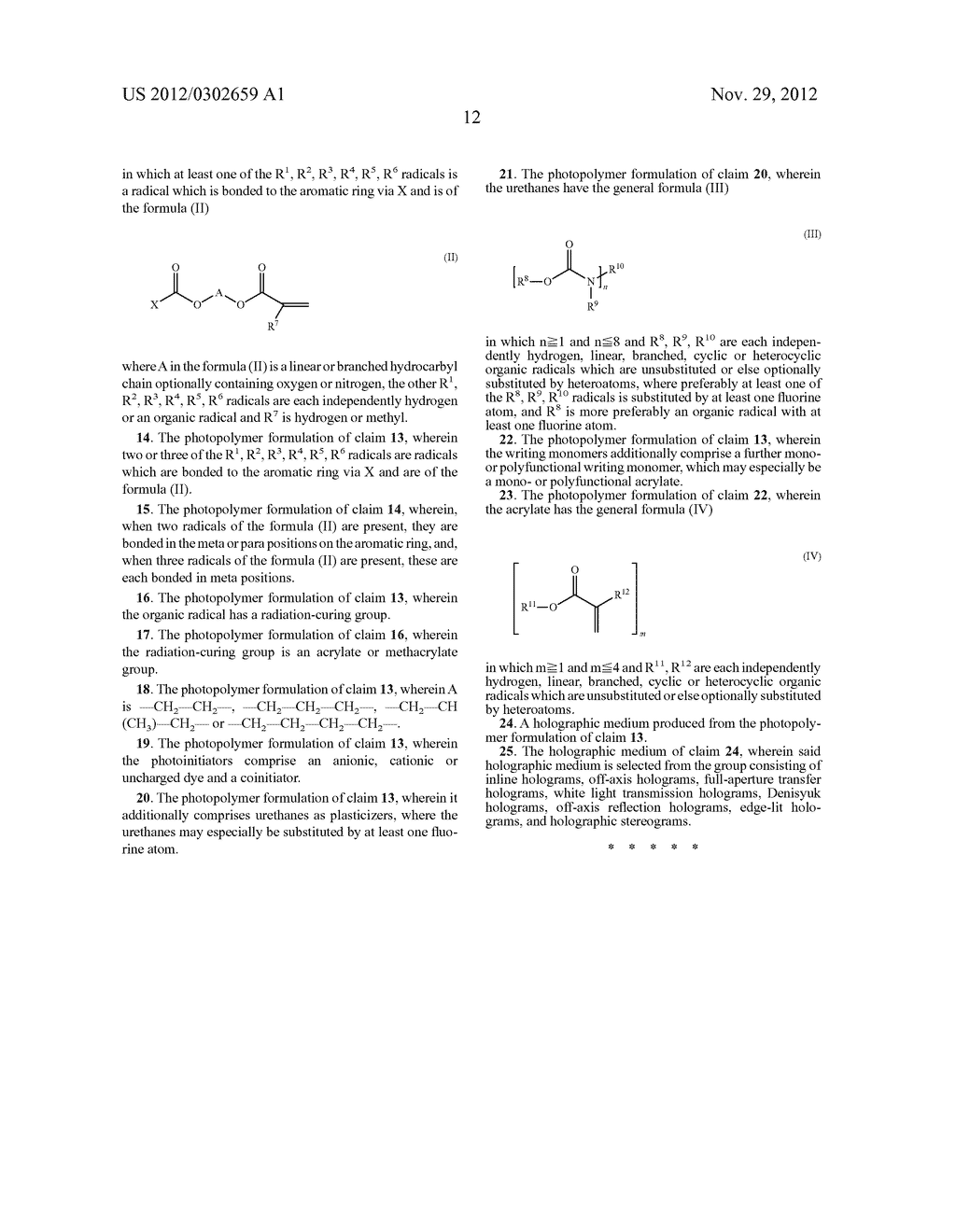 PHOTOPOLYMER FORMULATION HAVING ESTER-BASED WRITING MONOMERS - diagram, schematic, and image 14