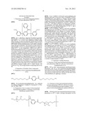 COPOLYMER COMPOSED OF A POLYPHENYLENE AND A FLEXIBLE CHAIN COMPONENT diagram and image