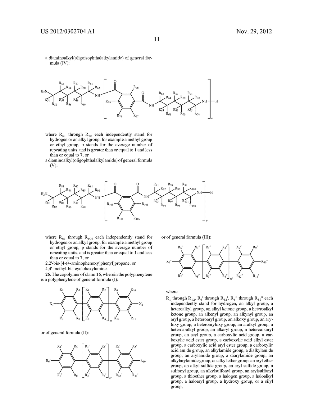 COPOLYMER COMPOSED OF A POLYPHENYLENE AND A FLEXIBLE CHAIN COMPONENT - diagram, schematic, and image 14