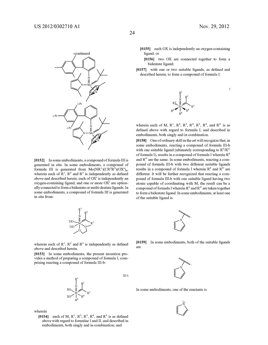 COMPLEXES FOR USE IN METATHESIS REACTIONS - diagram, schematic, and image 35