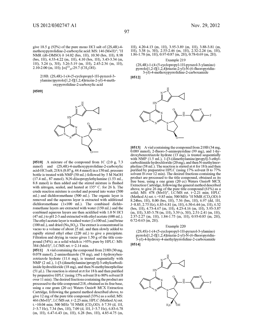 PYRROLOTRIAZINE KINASE INHIBITORS - diagram, schematic, and image 98