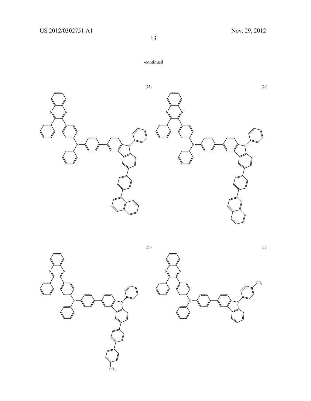 Carbazole Derivative with Heteroaromatic Ring, and Light-Emitting Element,     Light-Emitting Device, and Electronic Device Using Carbazole Derivative     with Heteroaromatic Ring - diagram, schematic, and image 42