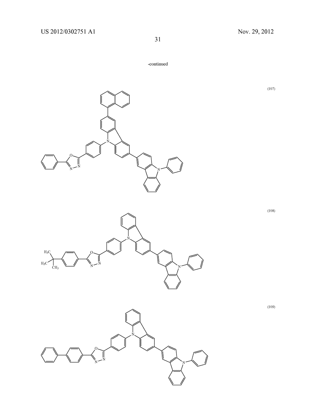Carbazole Derivative with Heteroaromatic Ring, and Light-Emitting Element,     Light-Emitting Device, and Electronic Device Using Carbazole Derivative     with Heteroaromatic Ring - diagram, schematic, and image 60