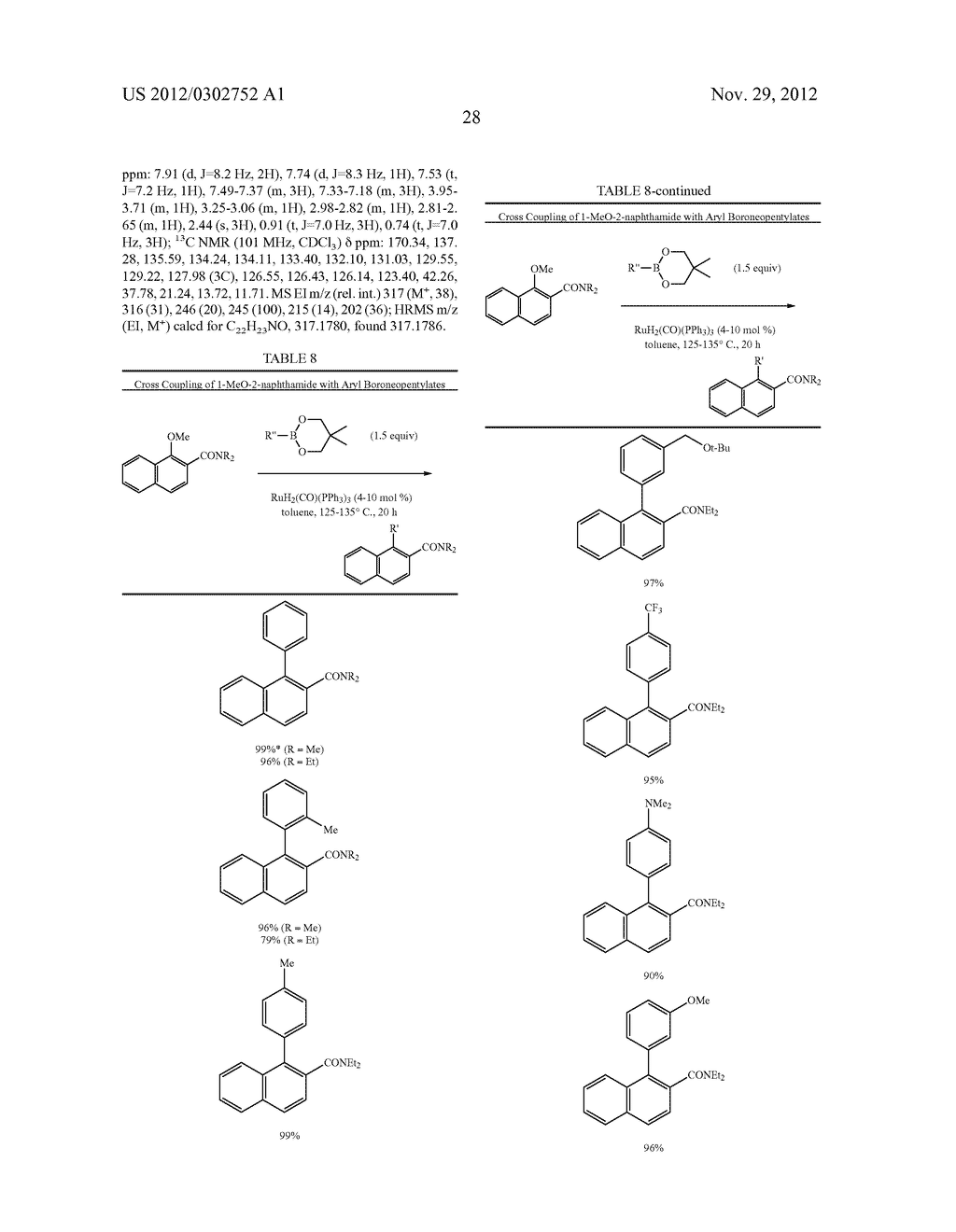 Compounds and Methods for Catalytic Directed ortho Substitution of     Aromatic Amides and Esters - diagram, schematic, and image 35