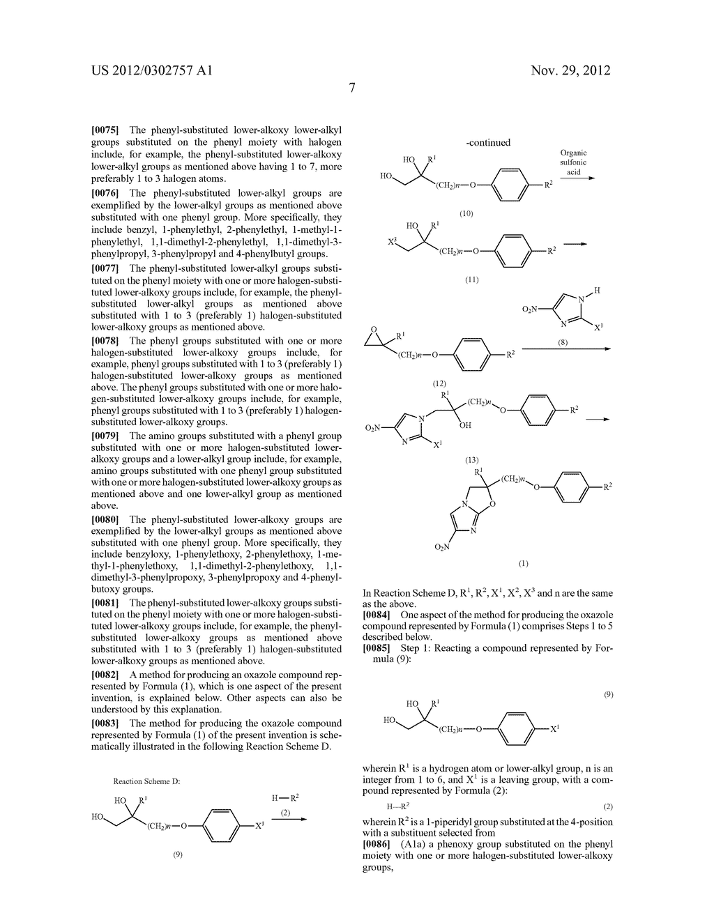 SYNTHETIC INTERMEDIATE OF OXAZOLE COMPOUND AND METHOD FOR PRODUCING THE     SAME - diagram, schematic, and image 08