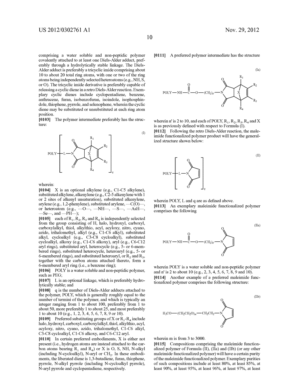 INTERMEDIATES USEFUL IN THE PREPARATION OF MALEIMIDE FUNCTIONALIZED     POLYMERS - diagram, schematic, and image 11