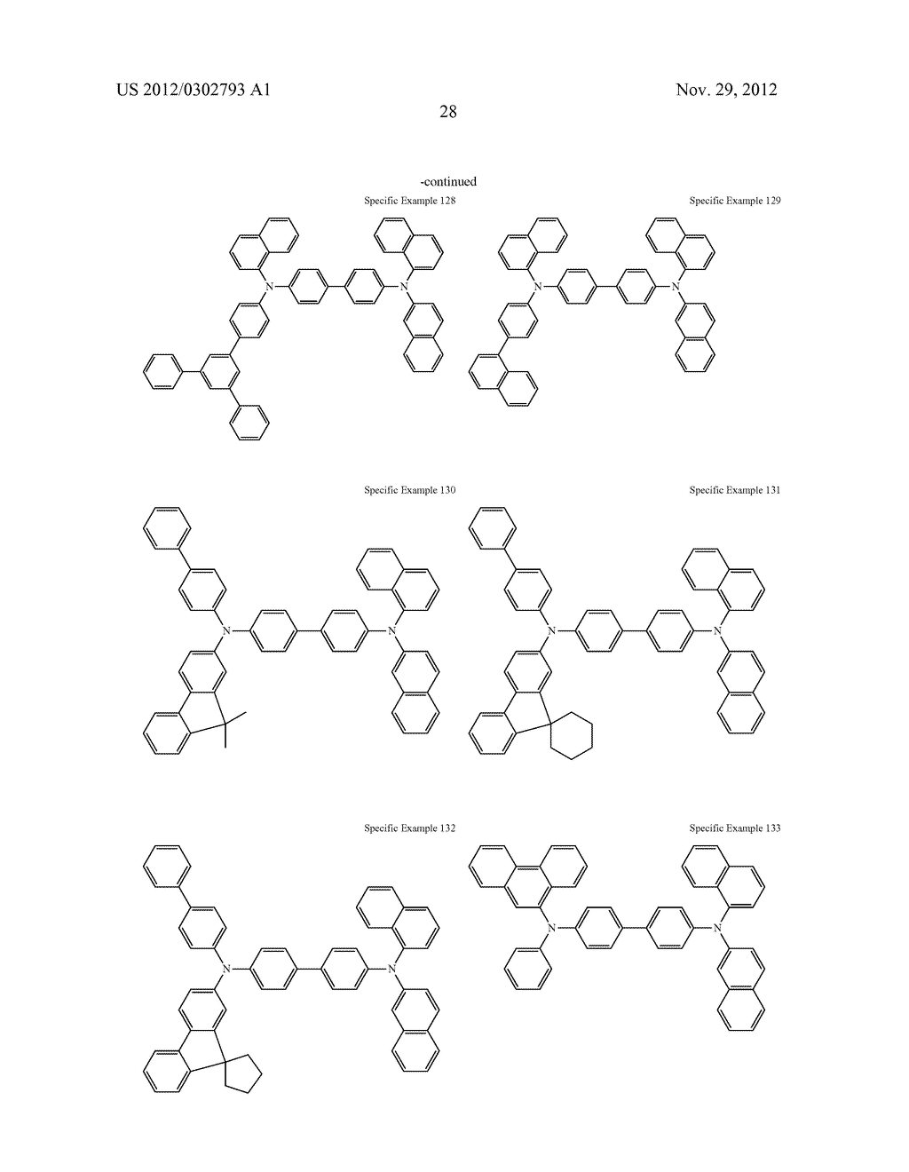 AROMATIC AMINE DERIVATIVE AND ORGANIC ELECTROLUMINESCENT DEVICE USING SAME - diagram, schematic, and image 29