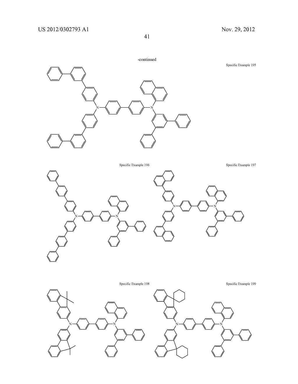 AROMATIC AMINE DERIVATIVE AND ORGANIC ELECTROLUMINESCENT DEVICE USING SAME - diagram, schematic, and image 42