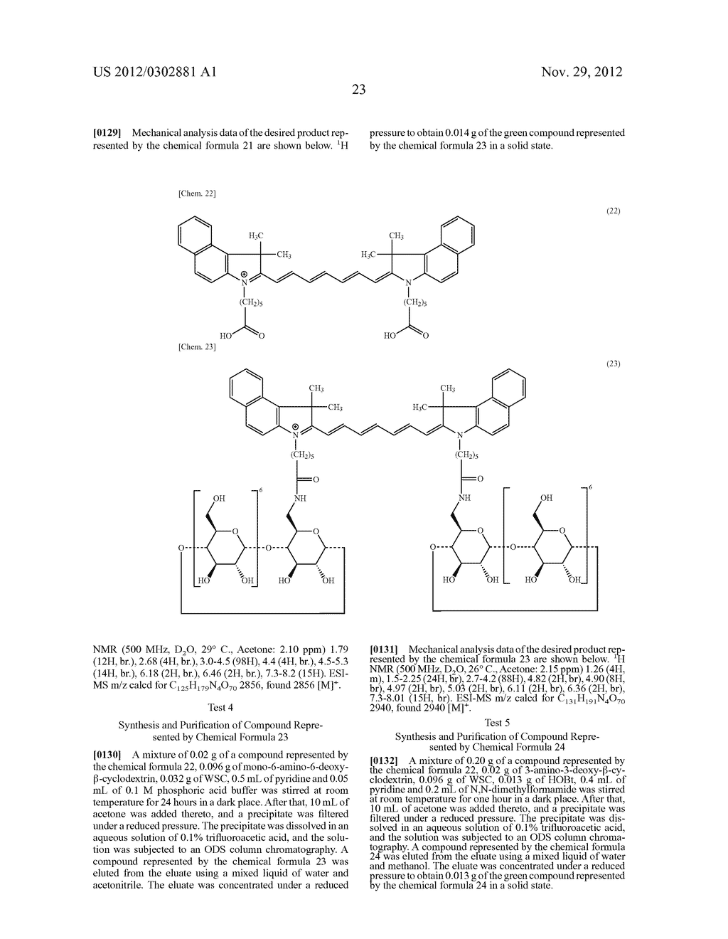 NOVEL INDOCYANINE COMPOUND, SYNTHESIS METHOD AND PURIFICATION METHOD     THEREOF, DIAGNOSTIC COMPOSITION USING THE INDOCYANINE COMPOUND, AND     DEVICE FOR MEASURING BIOKINETICS AND DEVICE FOR VISUALIZING CIRCULATION     USING THE DIAGNOSTIC COMPOSITION - diagram, schematic, and image 40