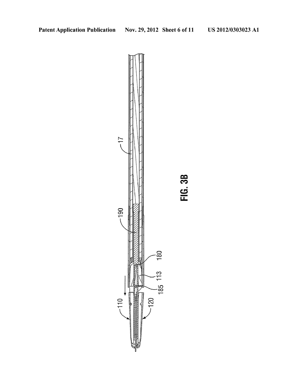 Endoscopic Electrosurgical Jaws with Offset Knife - diagram, schematic, and image 07