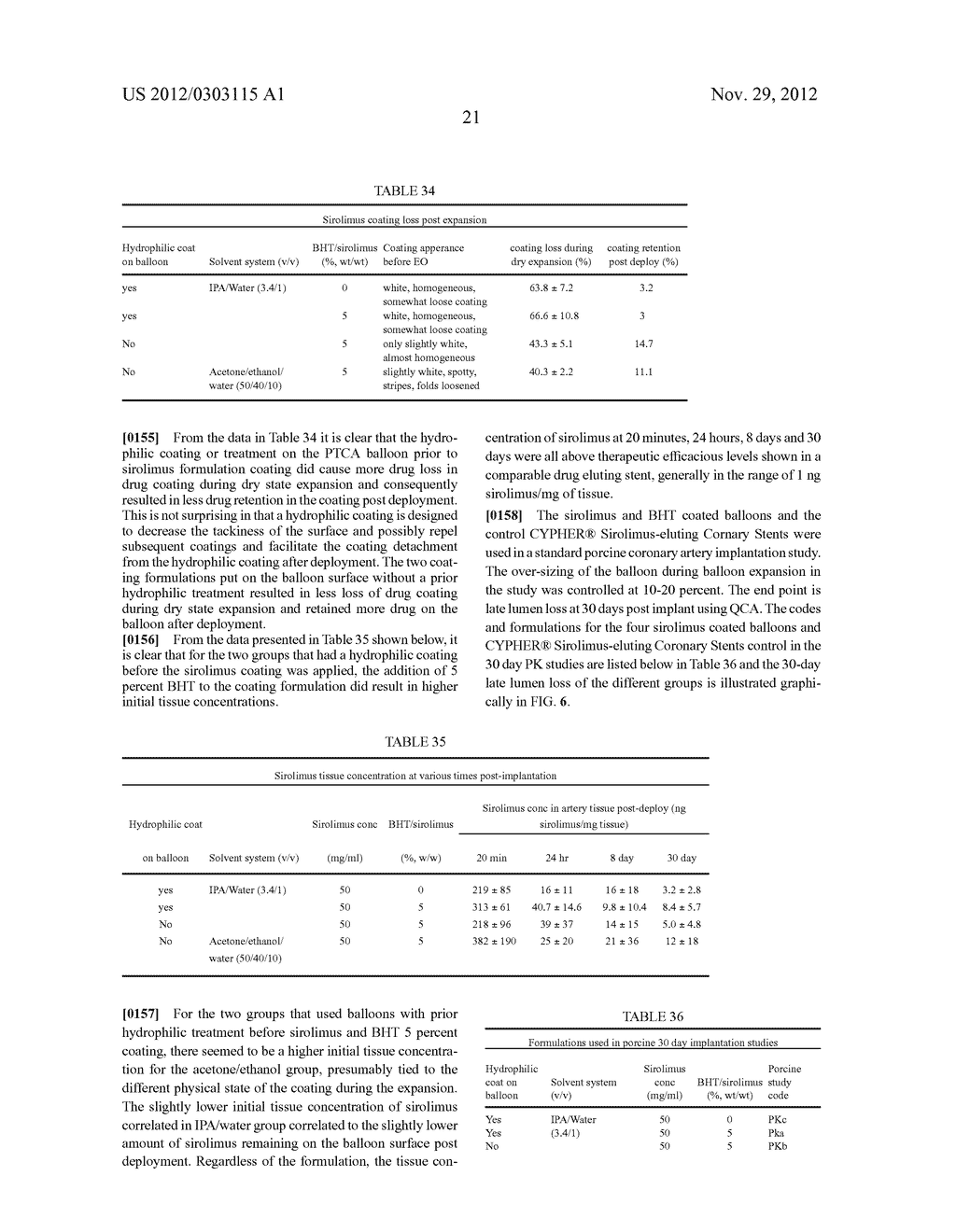 EXPANDABLE DEVICES COATED WITH A RAPAMYCIN COMPOSITION - diagram, schematic, and image 32