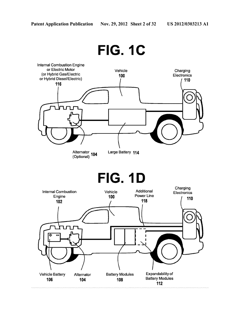 Charging Service Vehicles and Methods with Output Points and Cables - diagram, schematic, and image 03