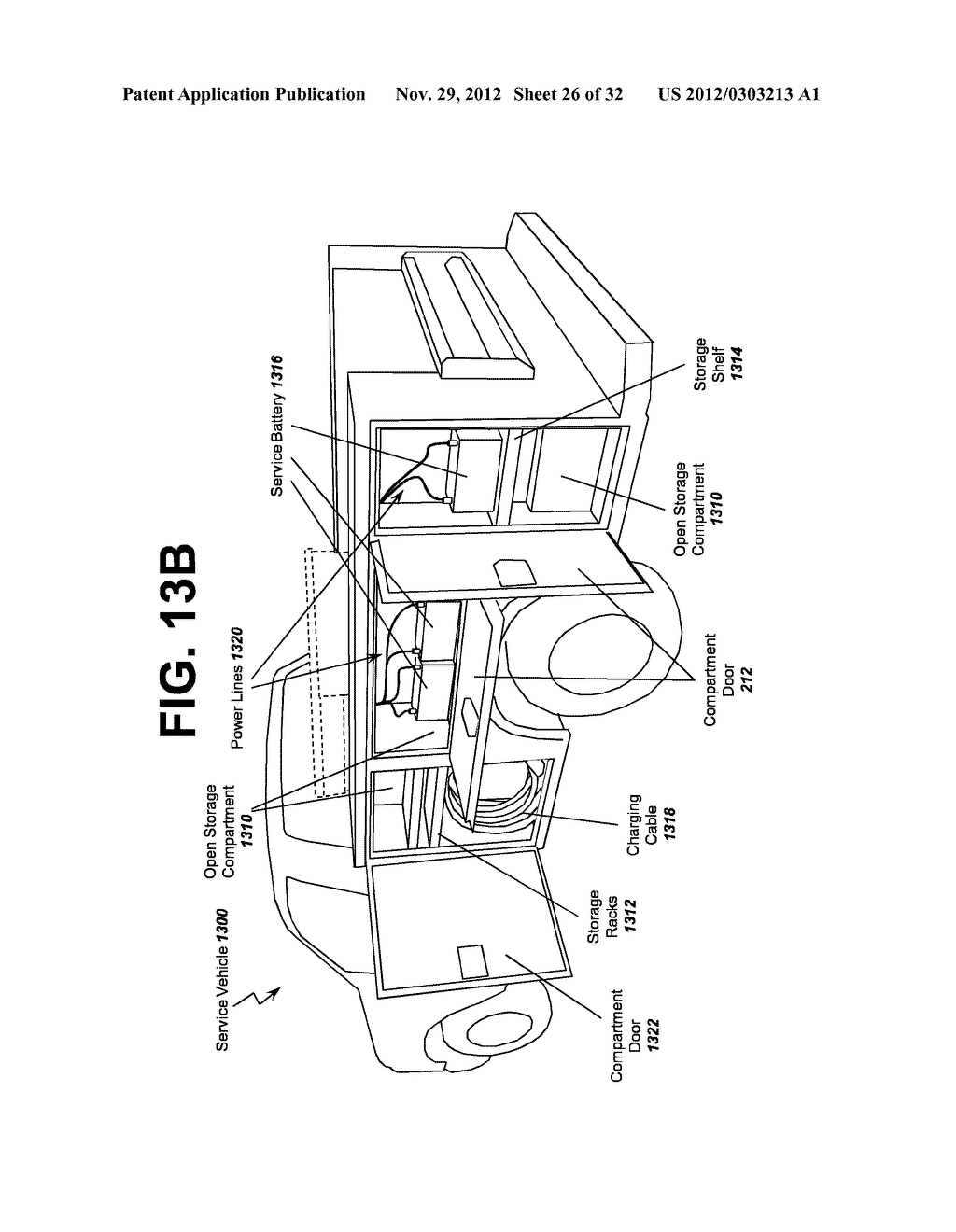 Charging Service Vehicles and Methods with Output Points and Cables - diagram, schematic, and image 27