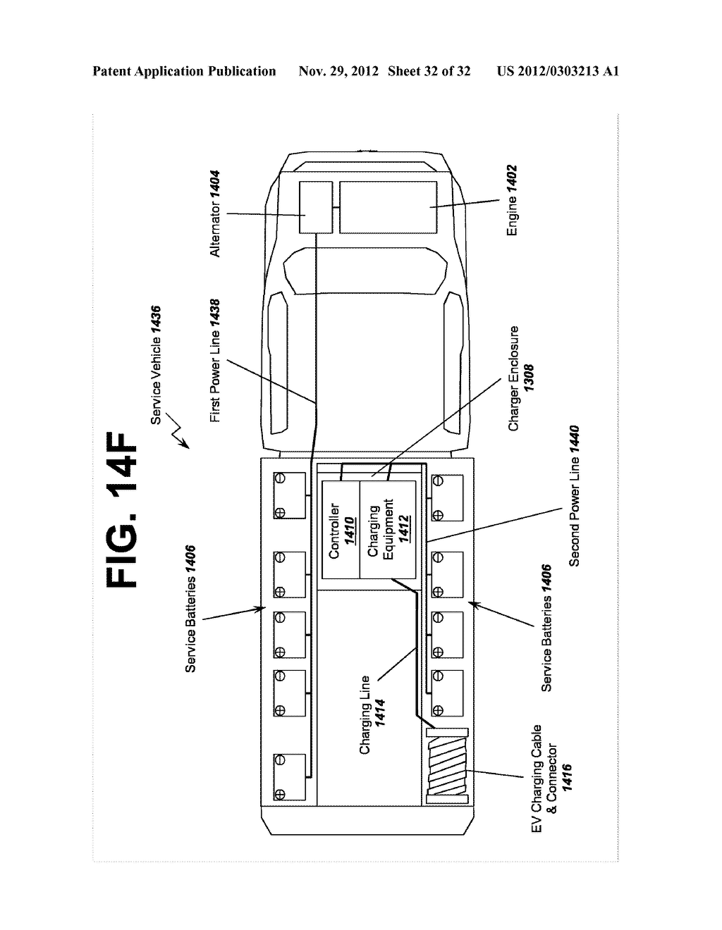 Charging Service Vehicles and Methods with Output Points and Cables - diagram, schematic, and image 33