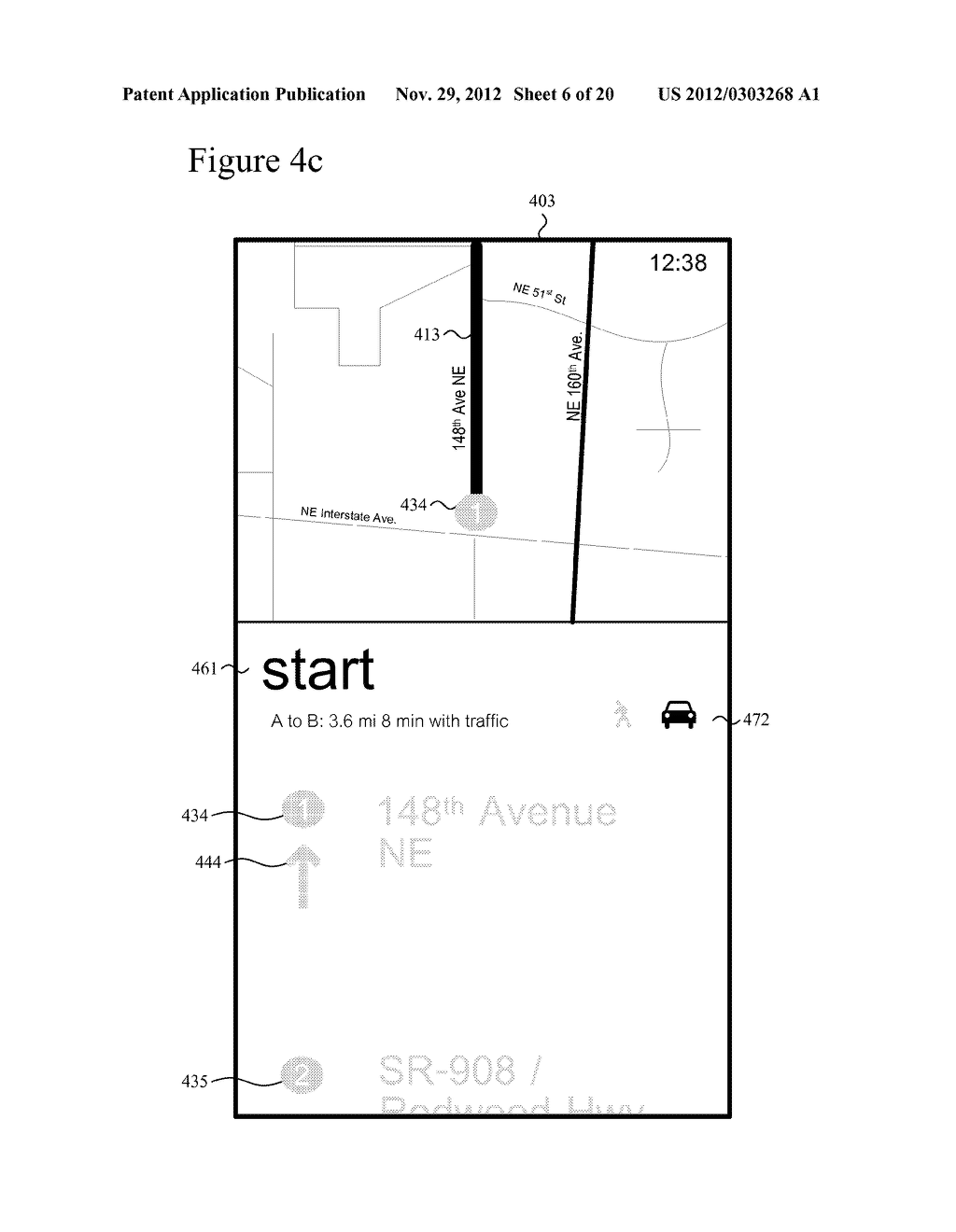 ADJUSTABLE DESTINATION ICON IN A MAP NAVIGATION TOOL - diagram, schematic, and image 07