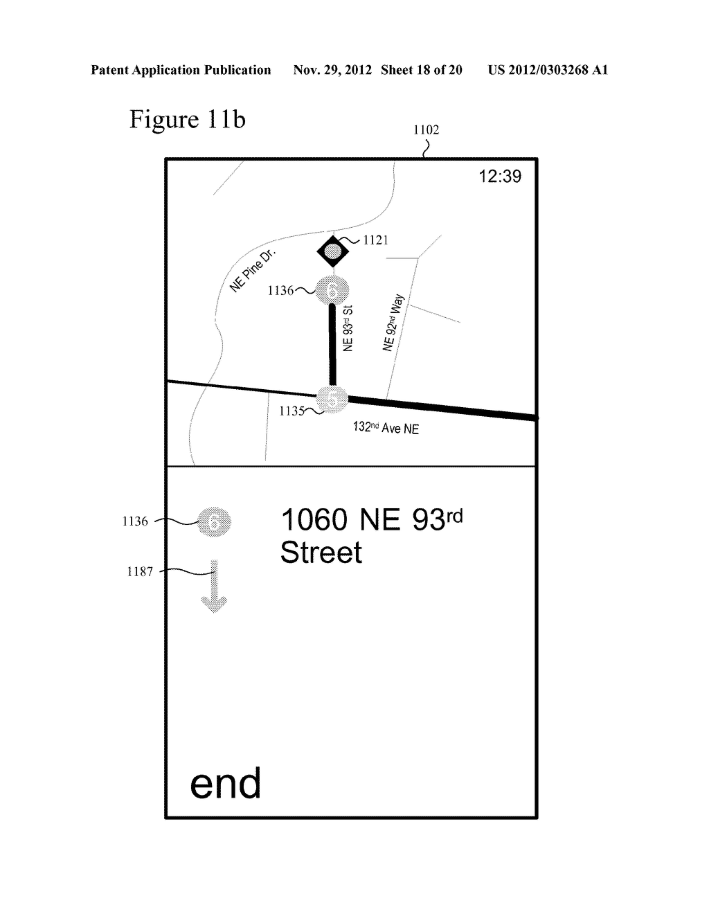 ADJUSTABLE DESTINATION ICON IN A MAP NAVIGATION TOOL - diagram, schematic, and image 19